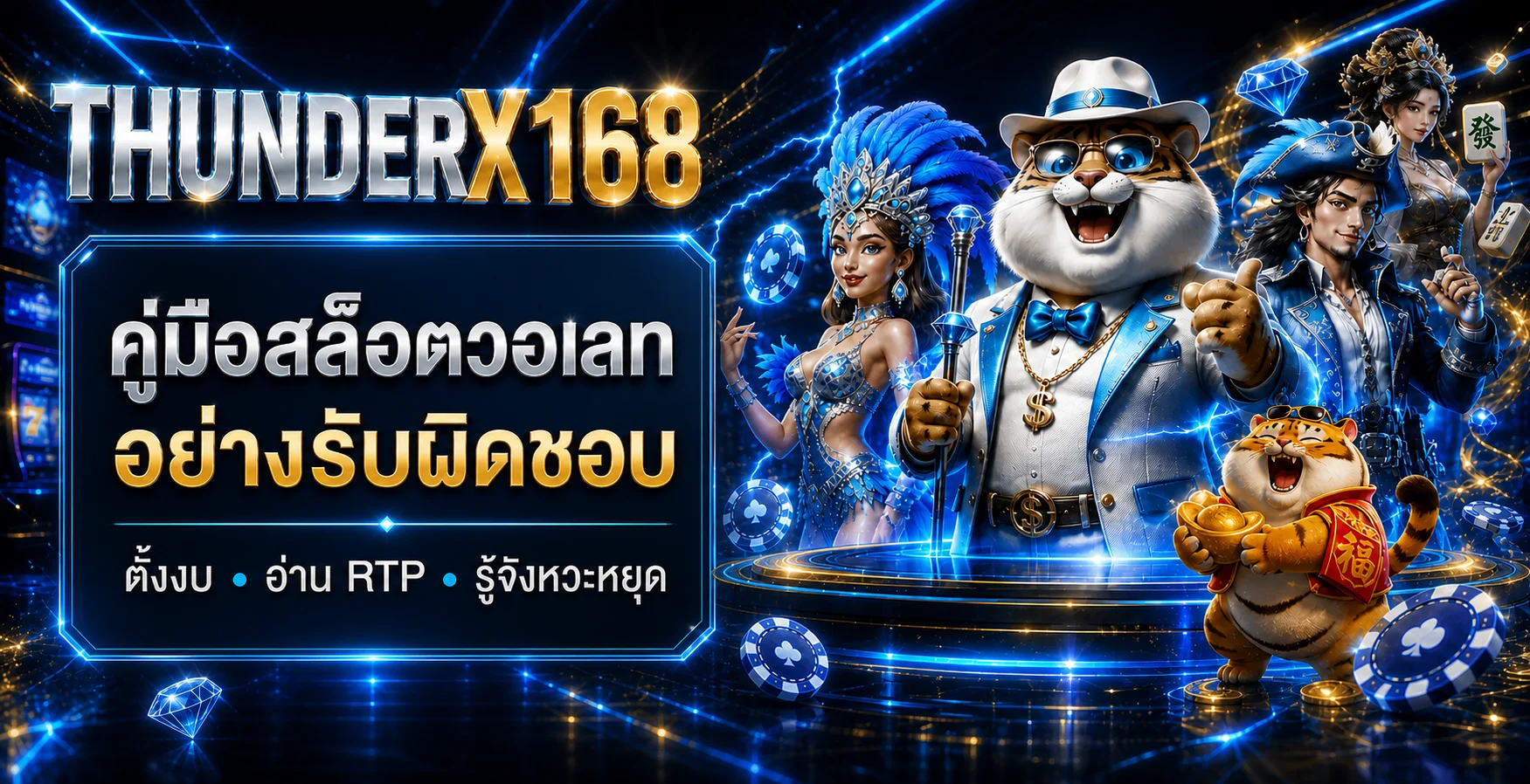 THUNDERX168 คู่มือสล็อตวอเลทอย่างรับผิดชอบ